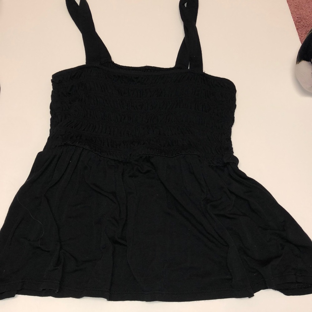 black tank top